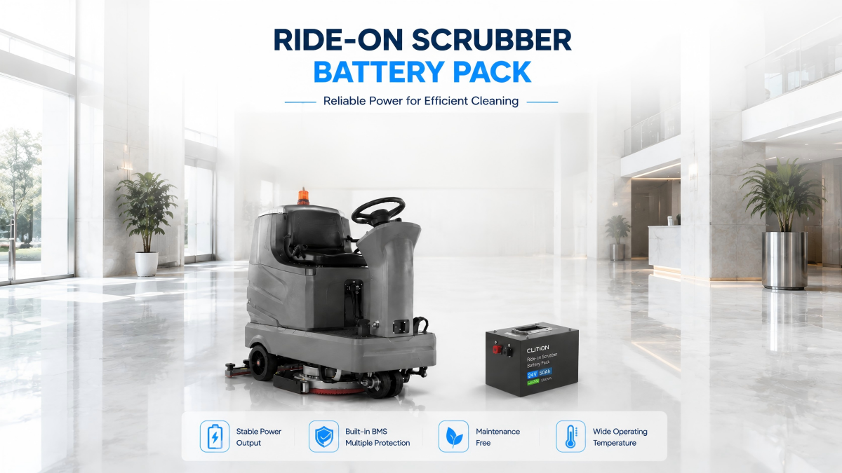 Latest company case about Upgrading Ride-on Scrubber Performance with Lithium Battery Solution